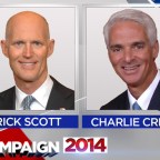 Gov. Scott Tours With Sen. Rubio As Crist Preps For VP Biden Rally